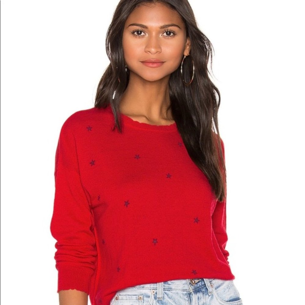 Sundry Star Struck Cashmere Blend Pullover Size 0